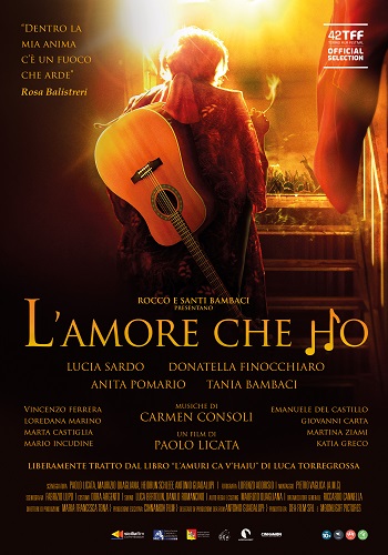 Il poster de L'amore che ho, di Paolo Licata