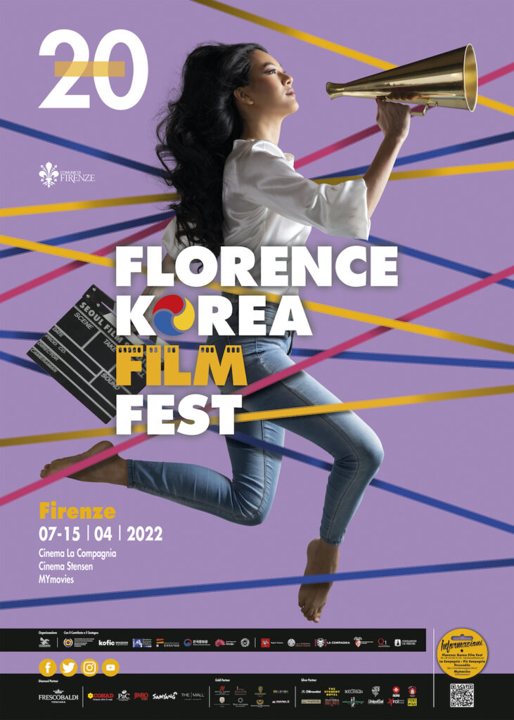 Una donna con il megafono, tra i colori di domani per i 20 anni del Florence Korea Film Fest