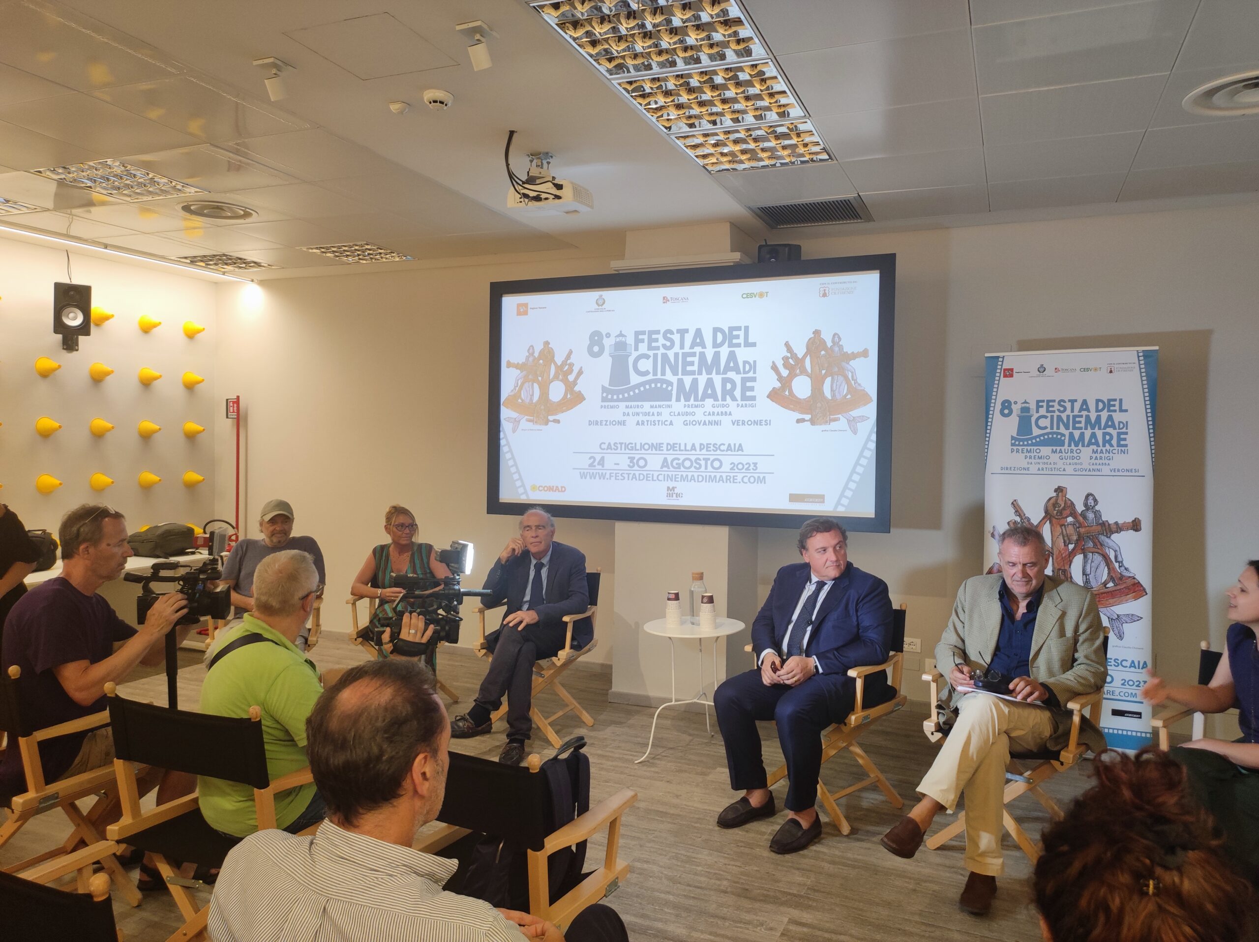 La conferenza stampa della "Festa del Cinema di Mare"